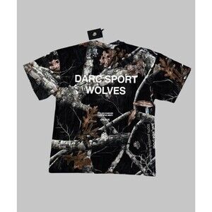 Darc Sport Wolves Woodland Camo Premium Tee Men’s Medium NWT